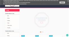 Desktop Screenshot of fashiontrend.cz